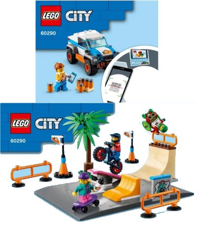 LEGO onderdeel Skate Park (60290-1)