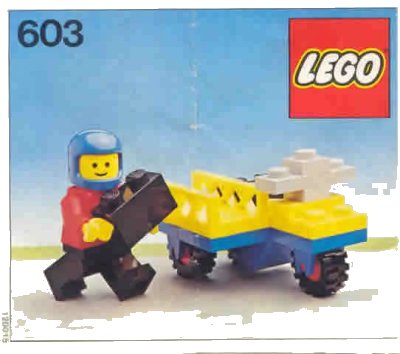 LEGO onderdeel Sidecar (603-1)