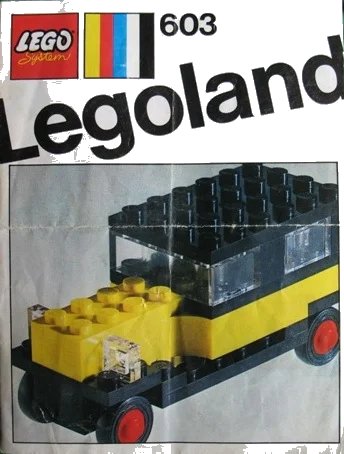 LEGO onderdeel Vintage Car (603-3)