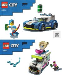LEGO part Ice Cream Truck Police Chase 60314-1