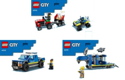 LEGO onderdeel Police Mobile Command Truck (60315-1)
