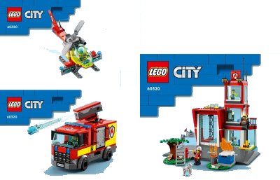 LEGO onderdeel Fire Station (60320-1)