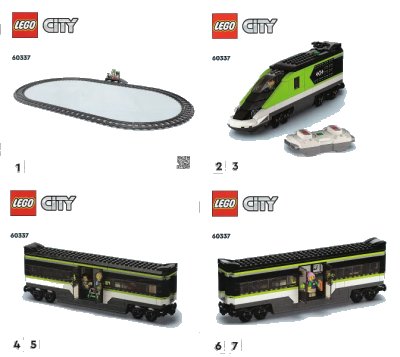 LEGO onderdeel Express Passenger Train (60337-1)