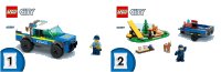 LEGO onderdeel Mobile Police Dog Training 60369-1