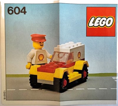 LEGO onderdeel Shell Service Car (604-1)