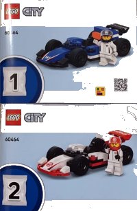 LEGO part F1 Williams Racing & Haas F1 Race Cars 60464-1