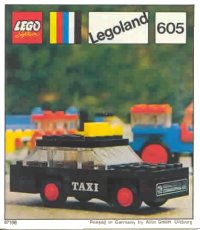 LEGO part Taxi 605-2