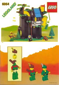 LEGO part Forestmen's Hideout 6054-1