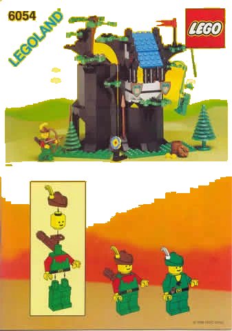 LEGO onderdeel Forestmen's Hideout (6054-1)