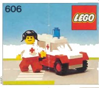 LEGO part Ambulance 606-1