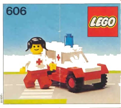 LEGO onderdeel Ambulance (606-1)