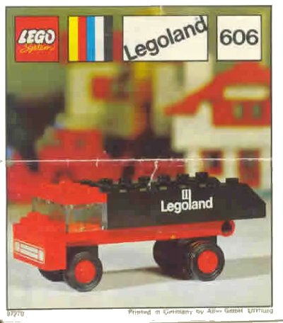 LEGO onderdeel Tipper Lorry (606-2)