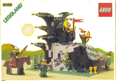 LEGO onderdeel Camouflaged Outpost (6066-1)