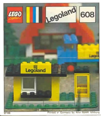 LEGO onderdeel Kiosk (608-1)