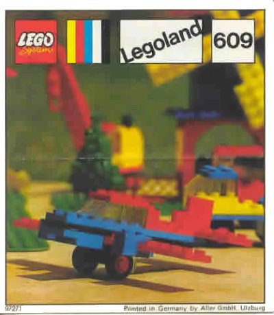 LEGO onderdeel Aeroplane (609-1)