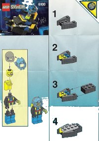 LEGO part Aquashark Dart 6100-1