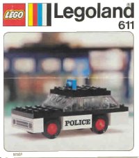 LEGO part Police Car 611-1
