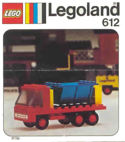 LEGO part Tipper Truck (612-1)