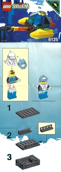 LEGO part Sea Sprint 9 6125-1
