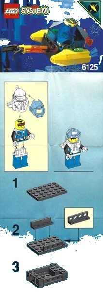 LEGO onderdeel Sea Sprint 9 (6125-1)