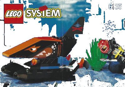 LEGO onderdeel Spy Shark (6135-1)