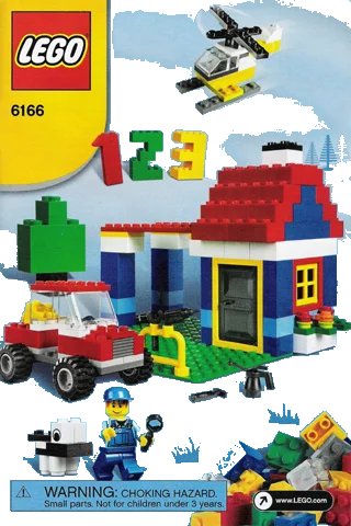 LEGO onderdeel Large Brick Box (6166-1)