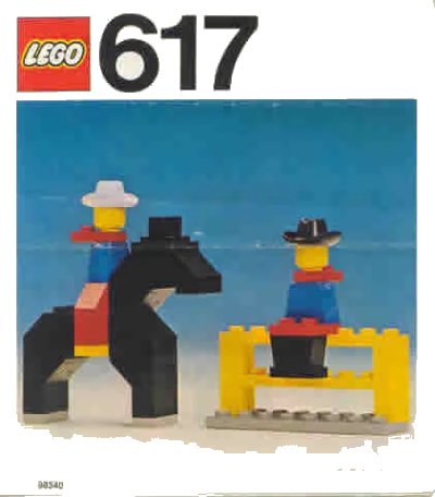 LEGO onderdeel Cowboys (617-1)