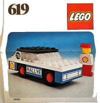 LEGO part Rally Car 619-1