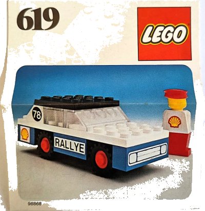 LEGO onderdeel Rally Car (619-1)