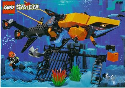 LEGO onderdeel Shark's Crystal Cave (6190-1)