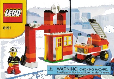 LEGO onderdeel Fire Fighter Building Set (6191-1)
