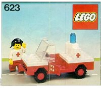 LEGO part Medic's Car 623-1