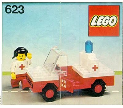 LEGO onderdeel Medic's Car (623-1)