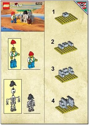 LEGO onderdeel Skeleton Crew (6232-1)