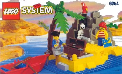 LEGO onderdeel Rocky Reef (6254-1)