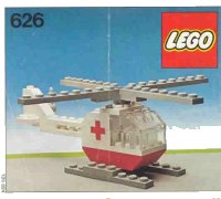 LEGO part Red Cross Helicopter 626-2