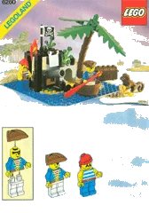 LEGO onderdeel Shipwreck Island (6260-1)