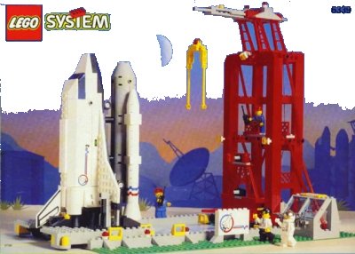 LEGO onderdeel Shuttle Launch Pad (6339-1)