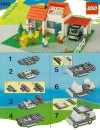 LEGO part Vacation House 6349-1