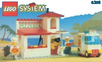 LEGO part Pizza To Go 6350-1