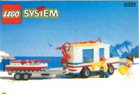 LEGO part Surf N' Sail Camper 6351-1