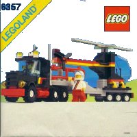 LEGO part Stunt 'Copter N' Truck 6357-1