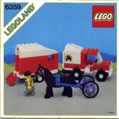 LEGO onderdeel Horse Trailer (6359-1)