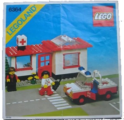 LEGO onderdeel Paramedic Unit (6364-1)