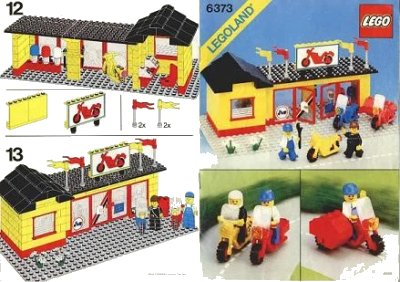 LEGO onderdeel Motorcycle Shop (6373-1)