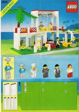 LEGO onderdeel Breezeway Café {Cafe} (6376-1)