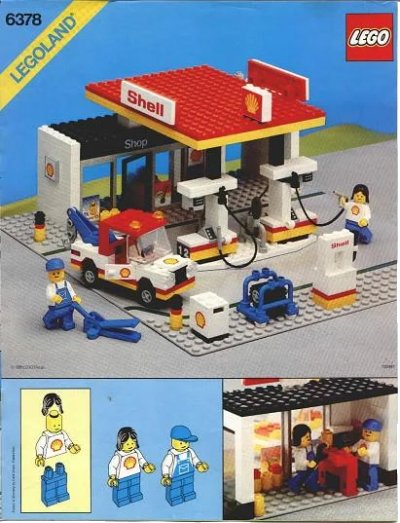 LEGO onderdeel Service Station (6378-1)