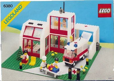 LEGO onderdeel Emergency Treatment Center (St. Mary's Hospital) (6380-1)
