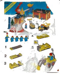 LEGO part Public Works Center 6383-1