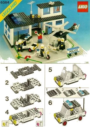 LEGO onderdeel Police Station (6384-1)